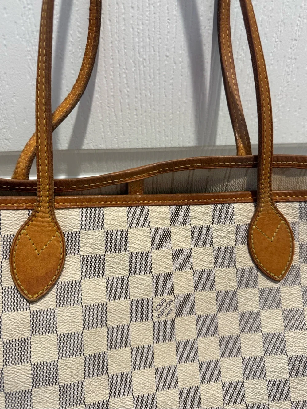 Louis Vuitton Neverfull MM Tote in Damier Azure